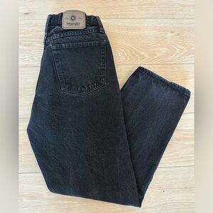 Vintage Men’s Wrangler Black Denim Jeans - 32x30